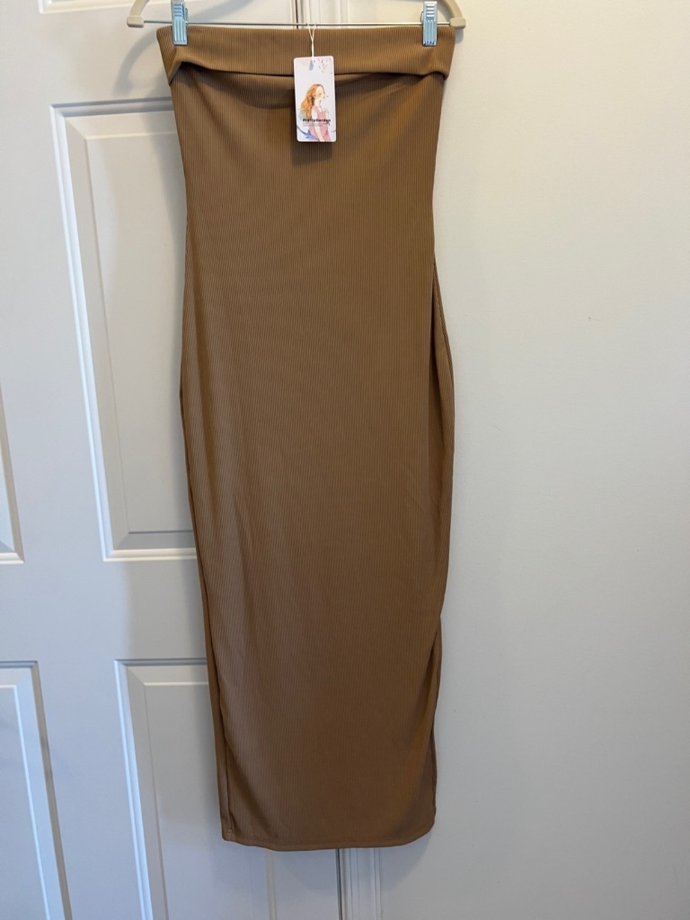 Pretty Garden  size S ribbed midi dress - Picture 3 of 5